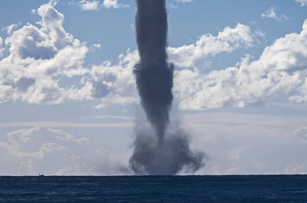 Tornados over the mediterranean sea — Stock Photo, Image