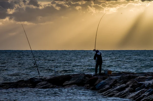 Günbatımında surfcaster