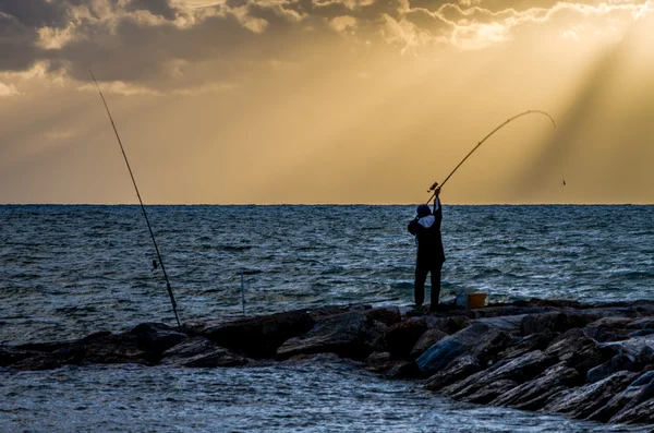 Günbatımında surfcaster