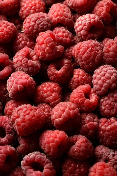 Raspberries Box Food Background High Quality Photo — Stock Photo, Image