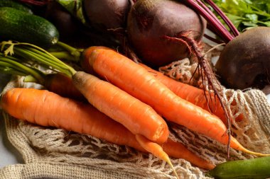 organik sebzeler, arka planda havuç pancarı. Yüksek kalite fotoğraf