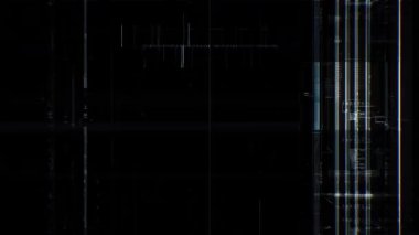 Parlama çizgileri, piksel hataları ve bozuk blokları olan hasarlı ekran arızası döngüsü. Üst üste bindirmeler, geçişler, VJ setleri ve soyut teknoloji geçmişleri için harika. Altı kusursuz döngü dahil.