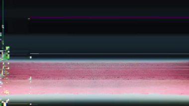 Piksel bozulması ve dijital gürültüyle kusursuz bir veri akışı döngüsü. Teknoloji tanıtımları, geçişler, örtüşmeler ve soyut geçmişler için uygundur..