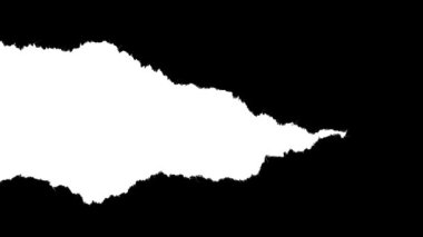 Büyük çapraz yırtık ve organik hareketle hızlı yırtık kağıt mat geçişi. Çapraz mendiller, dinamik açıklamalar ve esnek video düzenleme kullanımı için siyah ve beyaz luma maskesi.