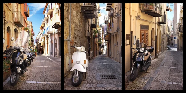 Scooters em itália — Fotografia de Stock