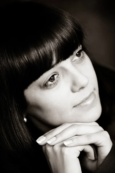 Girl closeup portrait — Stock Photo, Image