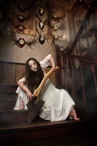 Demonical ghost girl — Stock Photo, Image