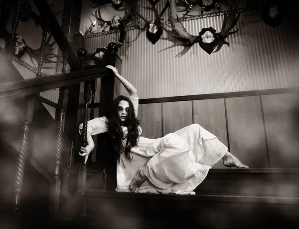 Ghost demonisch meisje — Stockfoto