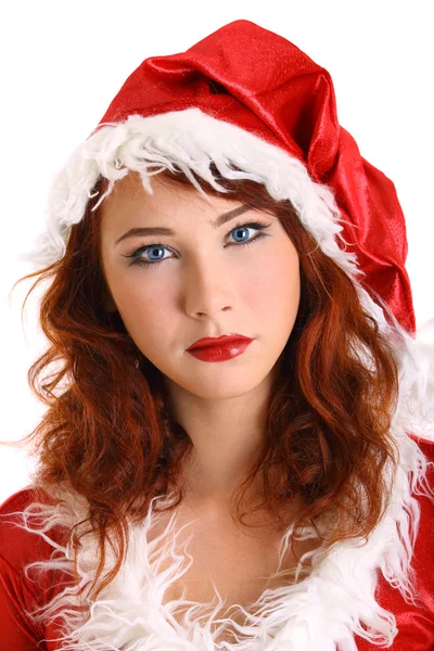 Schönheit im Weihnachtskostüm Schönheit im Weihnachtskostüm