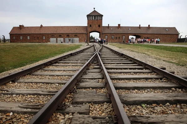 Campo de concentración de Auschwitz — Foto de Stock