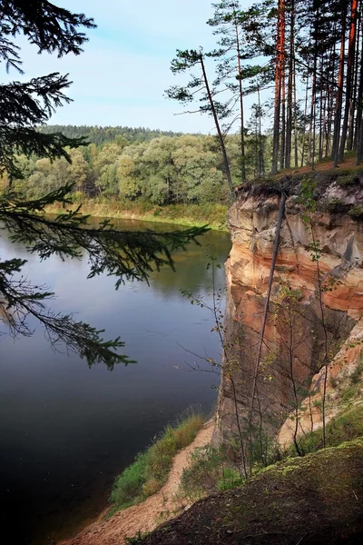 Baltic river valley — Stock Photo, Image