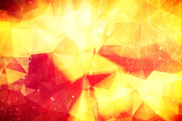 Abstract red sun background - yellow and orange flash illustration — Stock Photo, Image