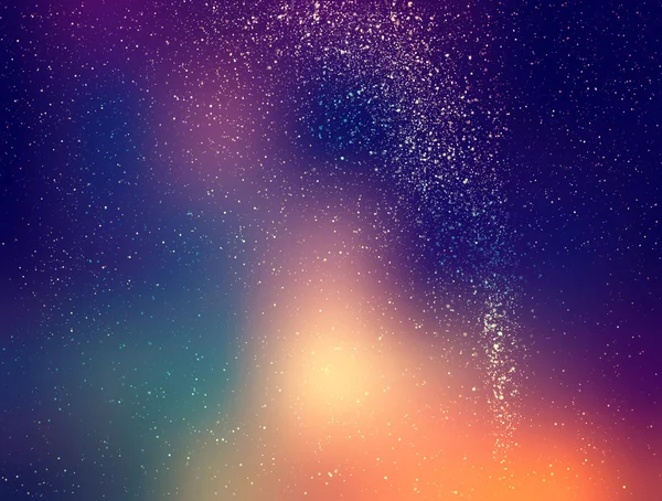 Красивое винтажное ночное небо — стоковое фото