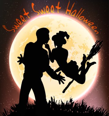 Cadı ve aydaki adam