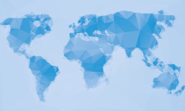 Üçgen Dünya Haritası