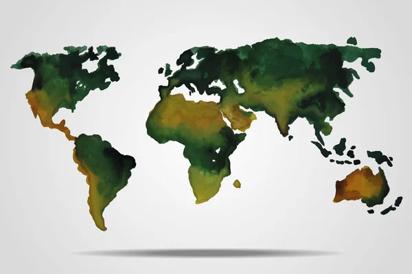 Διάνυσμα παγκόσμιο χάρτη — Διανυσματικό Αρχείο