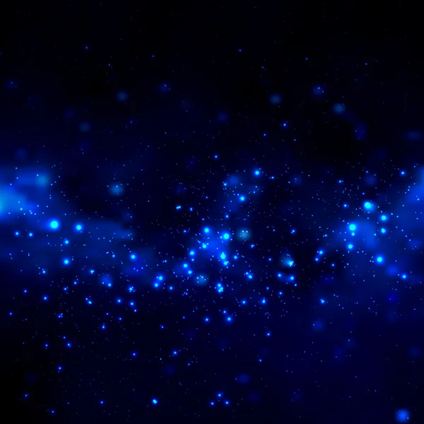 Kosmos-Illustration mit Sternen — Stockfoto