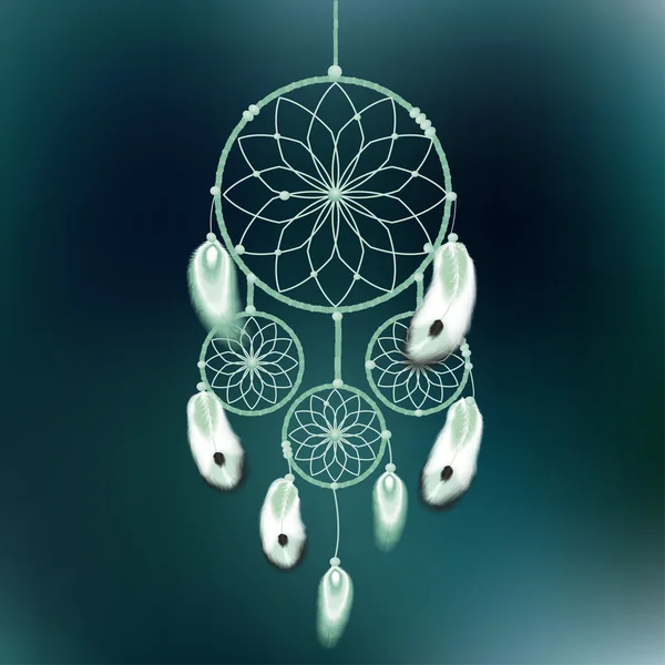 Eşarplı Aztek dreamcatcher