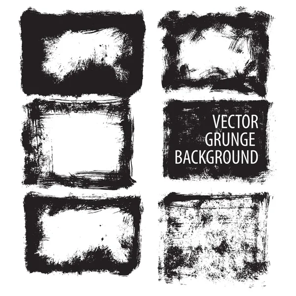 Conjunto de fondo grunge. Vector . — Archivo Imágenes Vectoriales