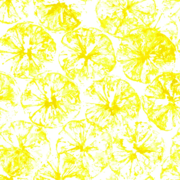 Лимонні марки векторний безшовний візерунок — стоковий вектор