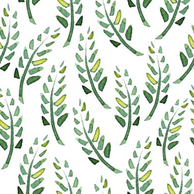 Çiçeksiz suluboya desen