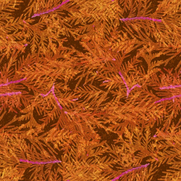 Bladeren naadloze kleurrijke patroon — Stockvector