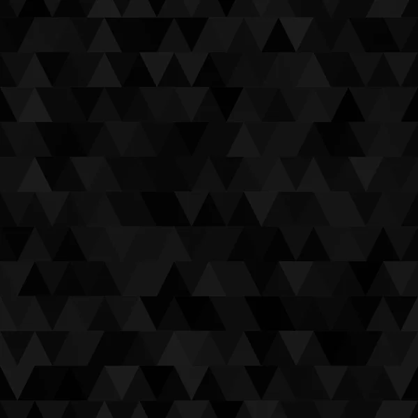 Svarta triangeln seamless mönster — Stock vektor