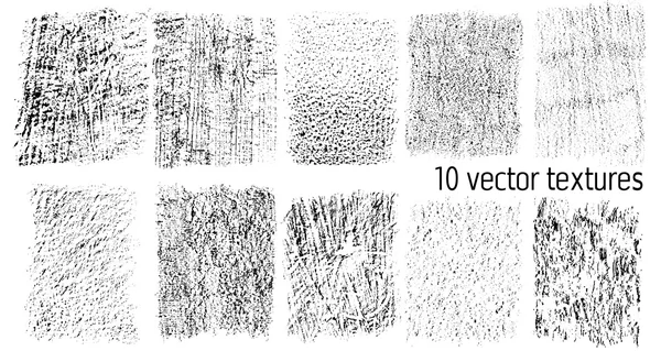 grunge textures Collection. vektör.
