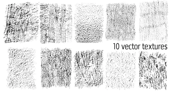 Коллекция гранж текстур. Вектор . — стоковый вектор