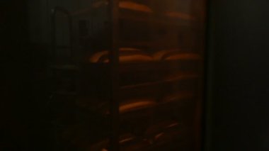 Kapıdan görülme fırında pişirme ekmek