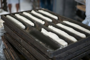Yumuşak rulolar pişmiş bekleniyor