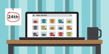 Evler gerçek emlak web sitesi için arama