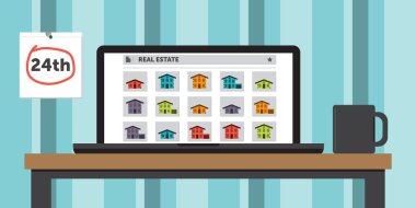 Evler gerçek emlak web sitesi için arama