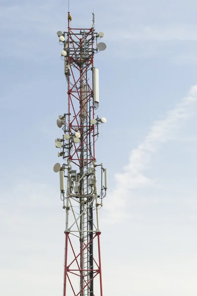 Hareket eden telefon kulesi — Stok fotoğraf