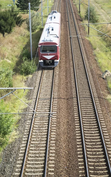 Tren acercándose — Foto de Stock