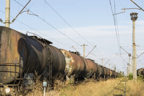 Freight train cars — Stock Photo, Image