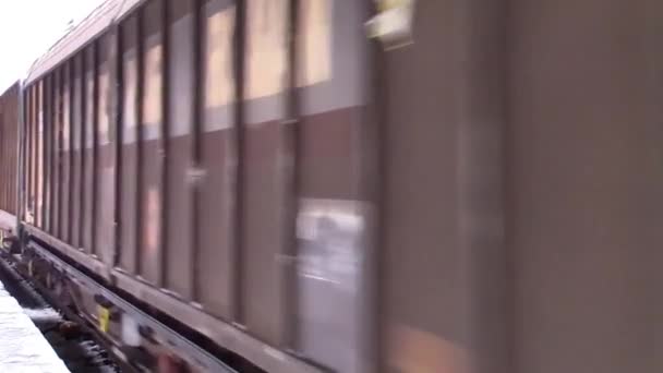 货运列车 — 图库视频影像