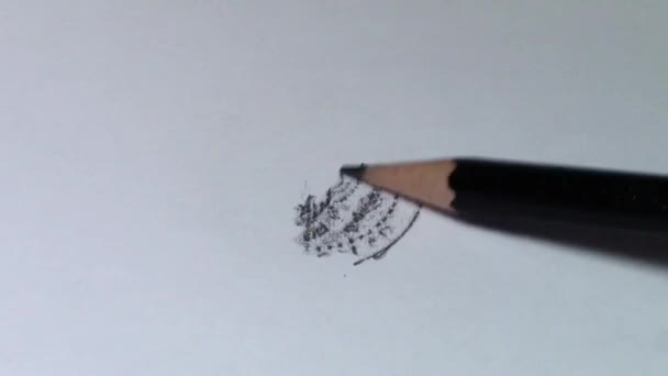 Dessin d'une pièce avec un crayon plomb 