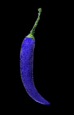 Mavi sıcak biber biber