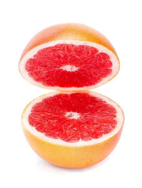 Reife Grapefruit auf weißem Hintergrund — Stockfoto