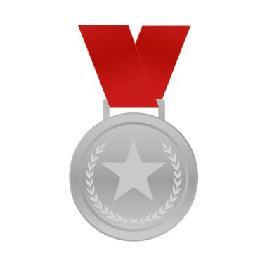 Gerçekçi ödül madalyaları. Altın madalya kazanan gümüş madalya birincilik ödülü en parlak halka töreni ödülü, ürün ve hizmet kalitesi, vektör