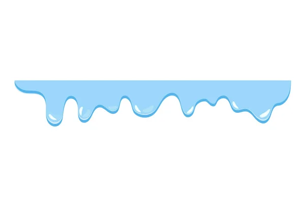 Varias Formas Flujo Líquido Flujo Agua Alto Bajo — Vector de stock