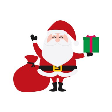 Noel Babalar, Noel Baba Koleksiyonu için hazırlandı. Mutlu Noeller, vektör kış geçmişi. Noel Baba ve Noel Geyiği çizgi film setleri. Vektör illüstrasyon ve simge