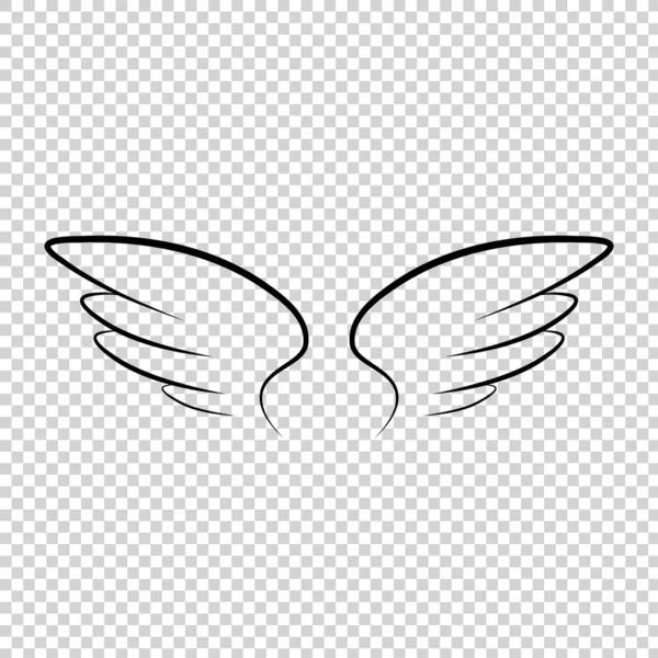 종류의 천사의 천사의 삽화와 아이콘 — 스톡 벡터