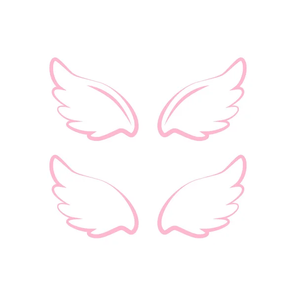 Літаючі Ангельські Крила Золотим Німусом Крила Німб Ангел Крилата Слава — стоковий вектор