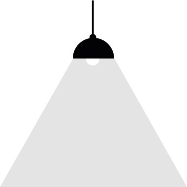 Ampul fikirlerle, yaratıcı düşüncelerle, çözümleme için analitik düşüncelerle doludur. Ampul simgesi vektörü. Fikirler sembolü. Siyah tavan lambası. Beyaz arka planda parlak sarı..