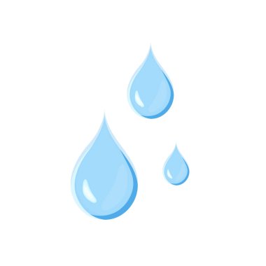 Gökten düşen su damlacıkları mavi sıvı yağmurlardır ve su damlacıkları yüzeye düşer..