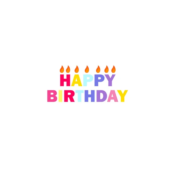 Happy Birthday Party Birthday Cake Box Celebration Party Hat Prezenty — Wektor stockowy