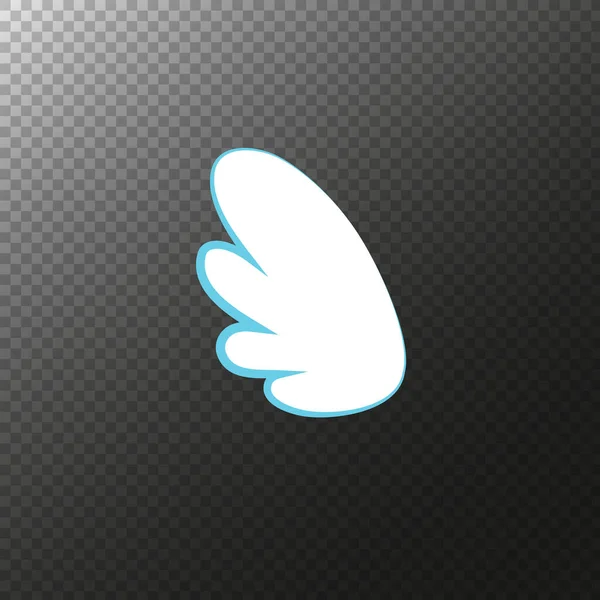 Mnoho Druhů Křídel Kreslené Ilustrace Anděl Andělská Křídla Křídla Pírko — Stockový vektor