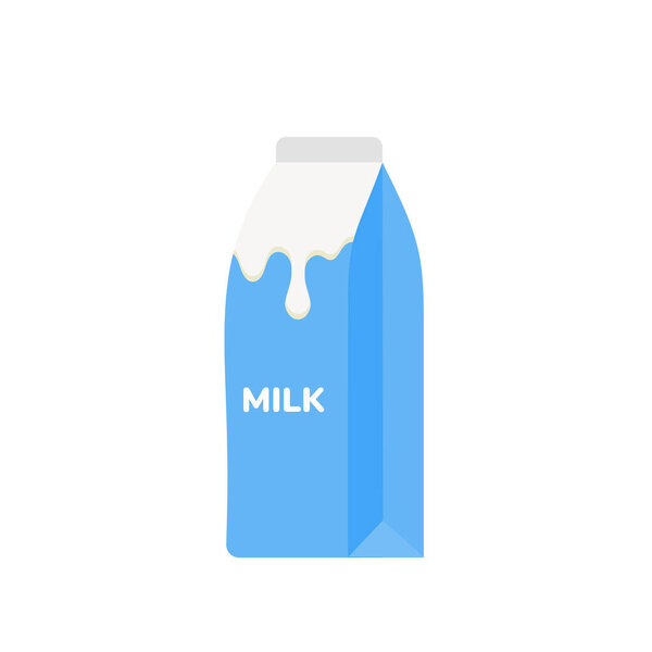 Milk packing, glass of milk on white,dairy products background. Icon,Vector,illustration cartoon style. — Stock Illustration Milk Packing Glass Milk White Dairy Products Background Icon Vector — Stock Vector